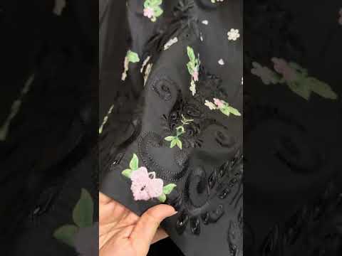 Sardinia - Luxury Lawn Embroidered Unstitched 3 Piece - Midnight Bloom