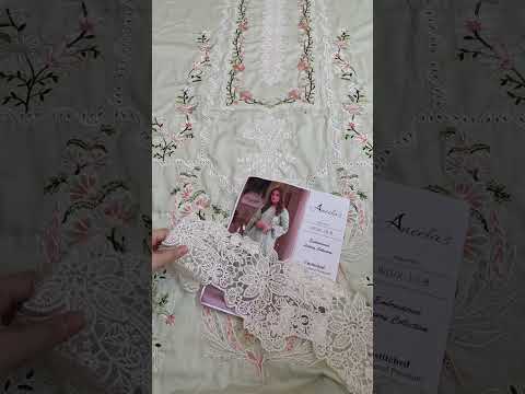 Aneelas - Luxury Lawn Embroidered 3 Piece Unstitched (green)