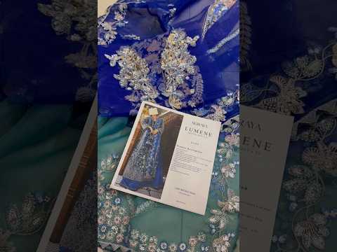 Soraya Lumene Luxury Organza Embroidered Unstitched 3PC Suit-Elise