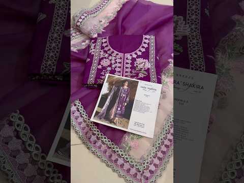 Saira Shakira - NOOR-2-A - Lawn Embroidered Unstitched 3 Piece