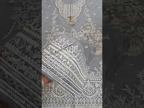 Imrozia Luxury Embroidered Organza 3Pc Unstitched Suit Sukoon PA-112