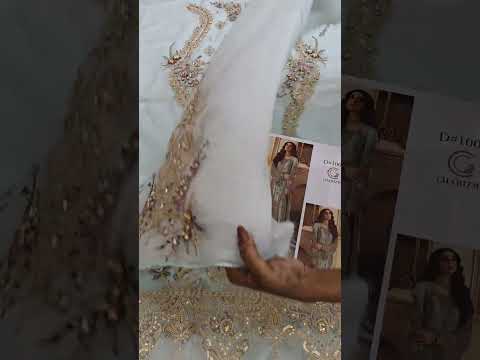Charizma Embroidered Luxury Chiffon 3Pc Unstitched Suit