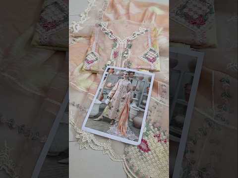 Crimson - D 4B Luxury Lawn Embroidered Eid Collection BONJOUR AND BLOOM
