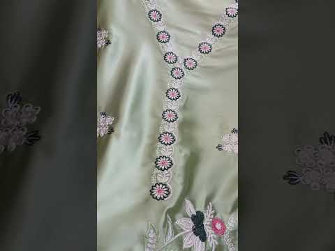 Pehnawa Kaftan Luxury Silk Embroidered 3Pc Unstitched Suit PA-232