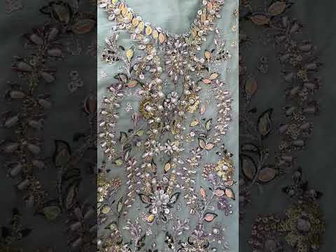Baroque BQU-Ch13-08 Luxury Pure Chiffon Embroidered 3 Piece Unstitched PA-137