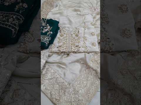 Shazia Kiyani Luxury Tussle Silk Embroidered 3 Pc Unstitched Suit-Samar