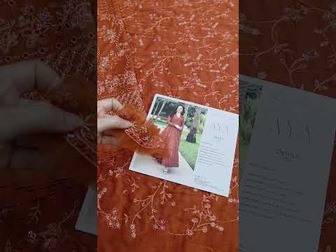 Faiza Saqlain 3 Pc Luxury Lawn Embroidered Chunri Duppatta | Denisa
