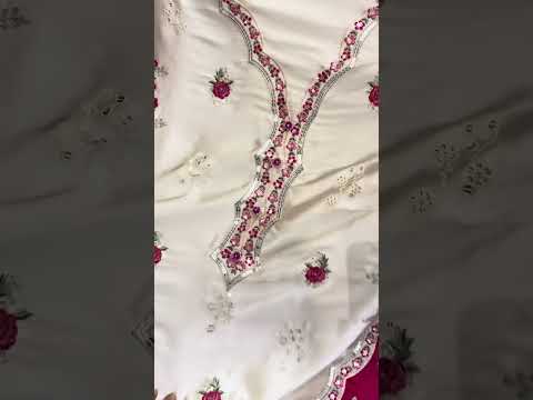 Ethnc Luxury Silk Embroidered Unstitched Suit PA-180