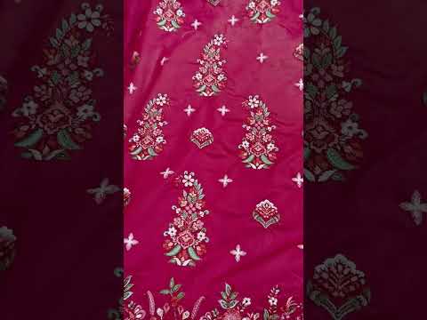 Hussain Rehar Luxury Lawn Embroidered Unstitched Suit GULPOSH
