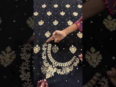 Haris Shakeel PA-133 Luxury Chiffon Embroidered Unstitched 3PC Suit