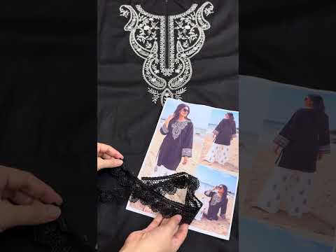 Poshkari Luxury Embroidered Lawn Unstitched 3Pc Suit Aizal Black
