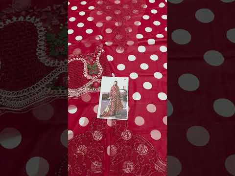 Maria.B MPrints Embroidered Lawn 3Pc Unstitched Suit MPT-3008-B