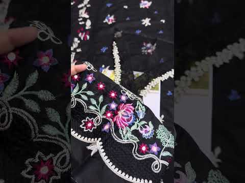 Republic Womenswear - Luxury Embroidered Unstitched 3 Piece - M - 152