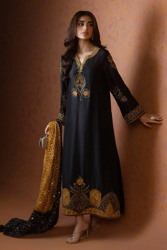 Poshkari Luxury Lava Silk Collection Unstitched With Chnri Duppatta