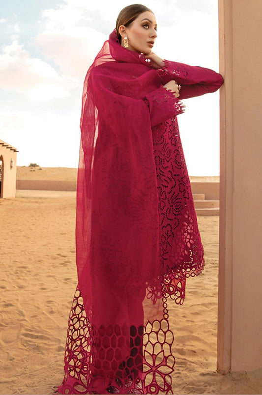 Rang Rasiya - Luxury Lawn Embroidered 3 Piece Unstitched - Rameen