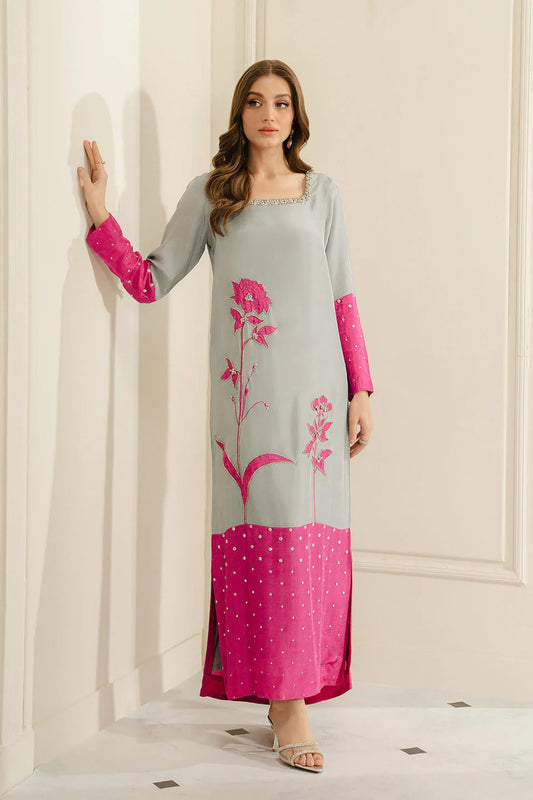 Lulusar Swiss Lawn 3 Piece Unstitched Hurai Dress