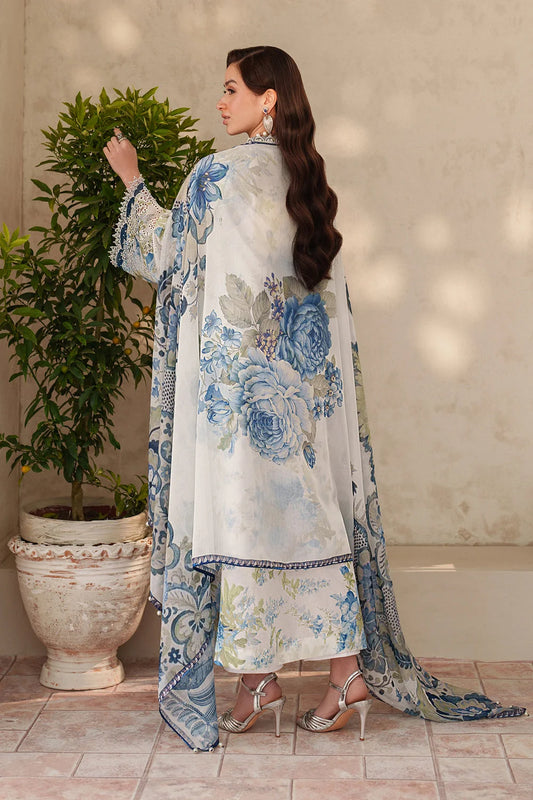 Baroque Chickenkari Luxury Embroidered Swiss Lawn 3Pc Unstitched Suit