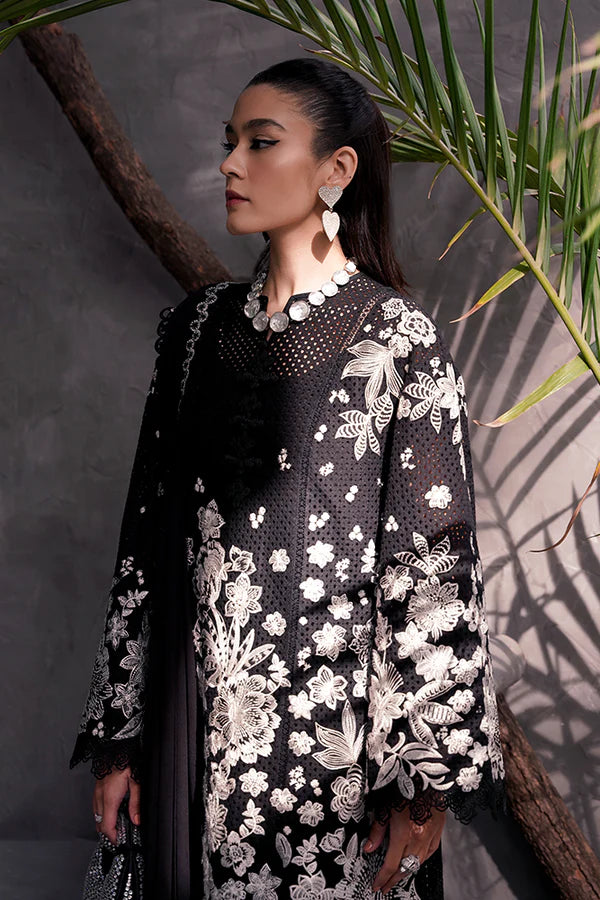 Suffuse by Sana Yasir Luxury Lawn Embroidered 3 Pieces Unstitched SU -01 Meenah