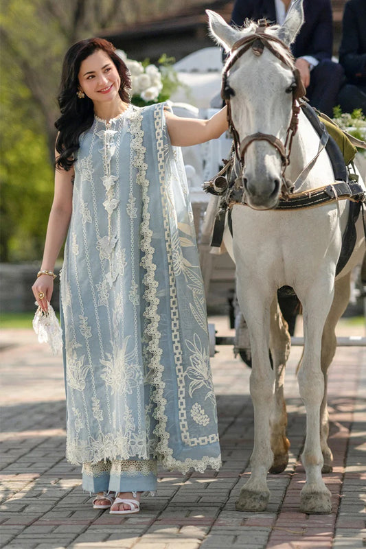 Rang Rasiya Luxury Embroidered Lawn 3Pc Unstitched Suit-AYLA