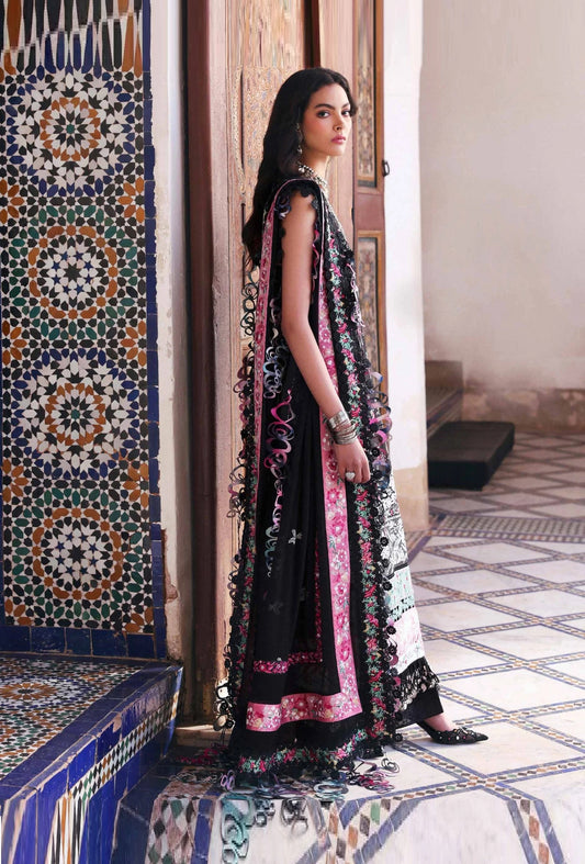 Republic WomensWear Reine Luxury Embroidered Lawn 3Pc Unstitched Suit D-3B Elia