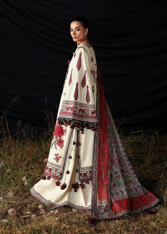 Hussain Rehar Luxury Khaddar Embroidered Unstitched Gulban Winter Collection