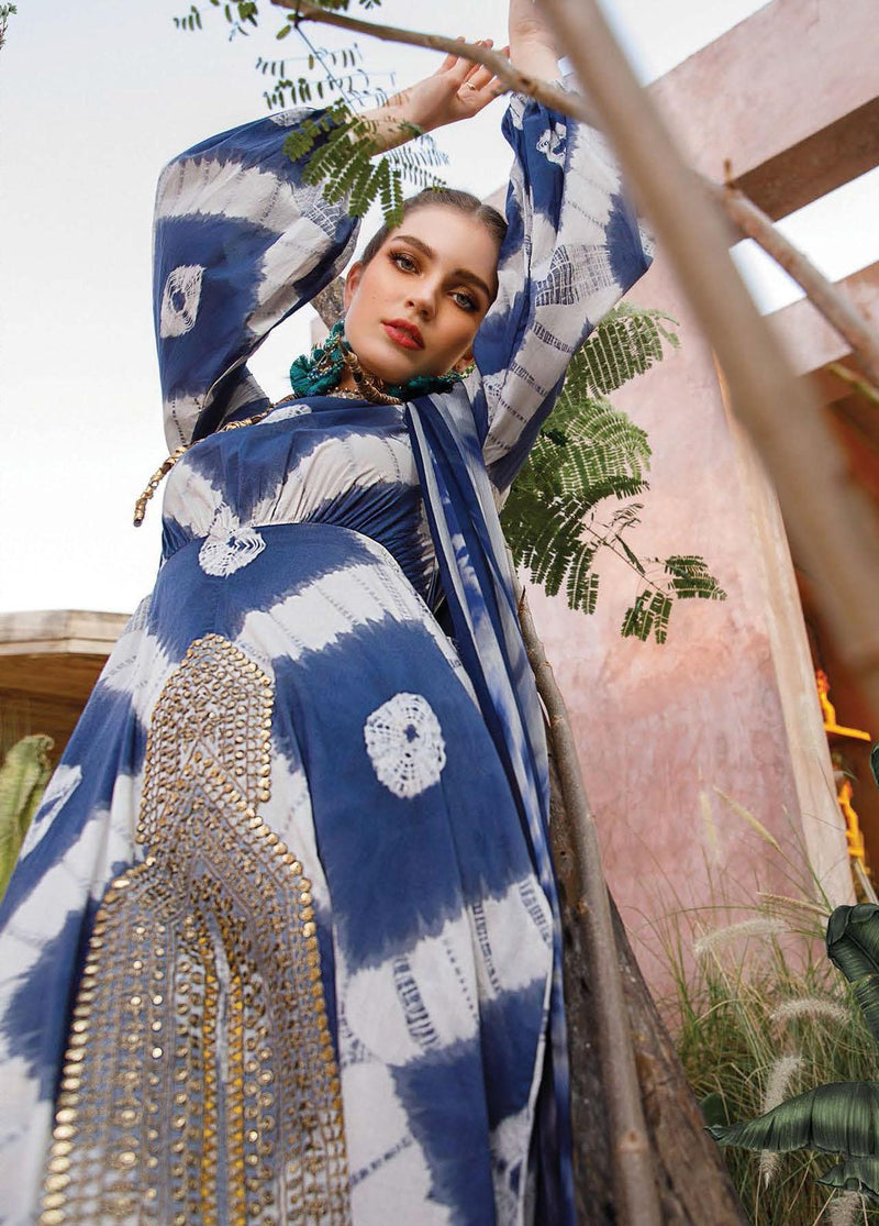 Mprints By Maria.B Printed Lawn Suits Unstitched 3 Piece MB 2A - Summer Collection
