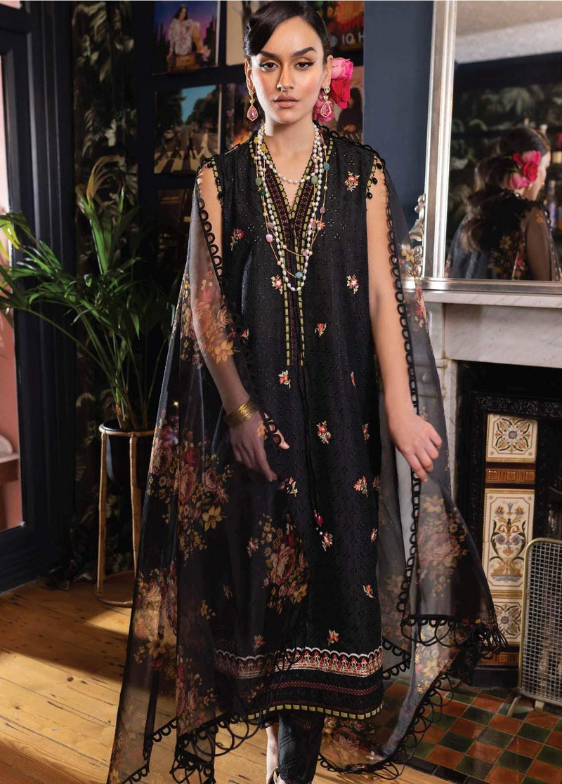Vital Lawn By Sobia Nazir Embroidered Lawn Suits Unstitched 3 Piece 11A - Summer Collection